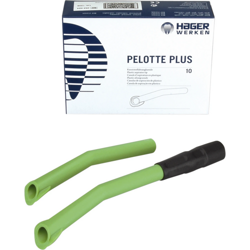 PELOTTE PLUS 10 stk. grønne, 1 adapter
