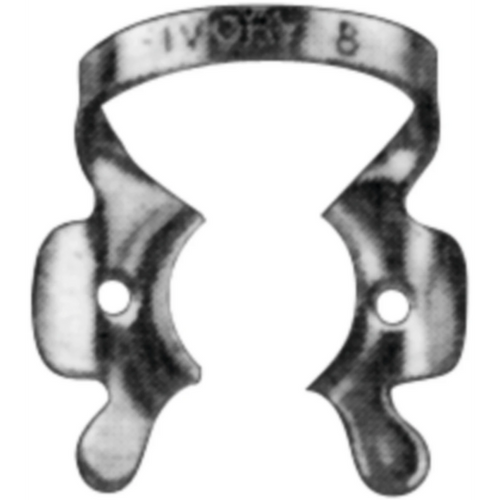 Kofferdamklammer stk. klamme nr. 8