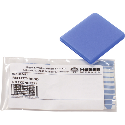 Reflect-Rhod stk. Silikonhåndtak blå, 40 x 52 mm