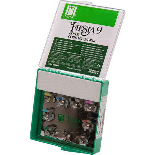HYGENIC Fiesta klammere 9 fargekodede deler