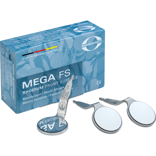 MEGA FS Rhodium 12 stk. 5 flat, 24 mm, SS gjenger