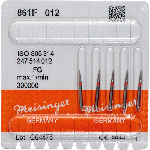 Diamant 861 5 stk. rød fin, FG, fasong 247 flamme, 5 mm, ISO 012 (806 314 247 514 012)