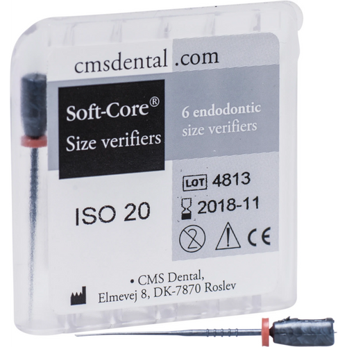 Soft Core testpinner 6 stk. ISO 020