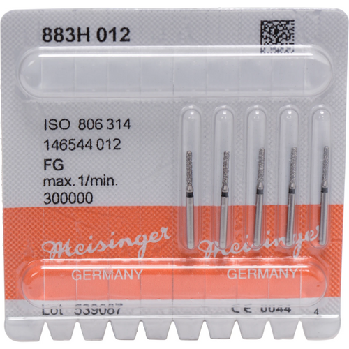 Diamant 883 5 stk svart supergrov, FG, figur 146 sylinder avrundet, 7 mm, ISO 012