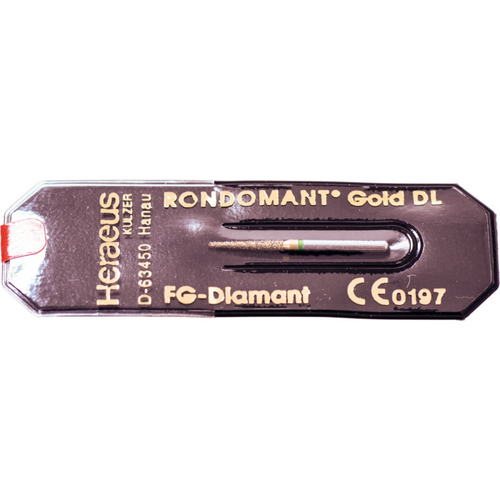 Rondomant Gold FG DL199 stk. grønn grov, FG, form konisk avrundet ende, ISO 012