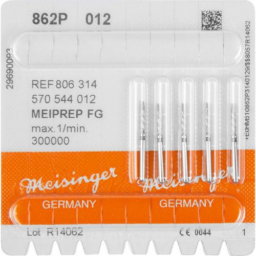 MEIPREP diamanter 5 FG, fasong 570 (862P), ISO 012