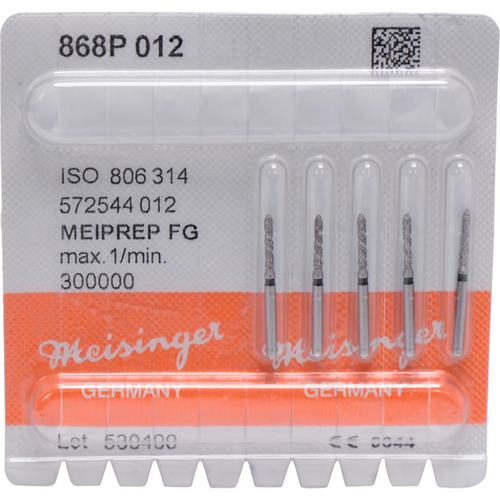 MEIPREP diamanter 5 FG, fasong 572 (868P), ISO 012