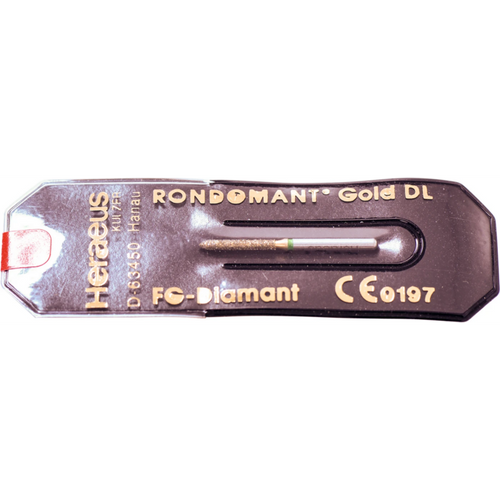 Rondomant Gold FG DL290 stk. grønn grov, FG, form torpedo, ISO 014