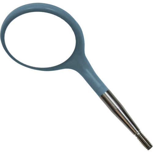 Crystal HD munnspeil 12 stk. størrelse 4, 22 mm, blå