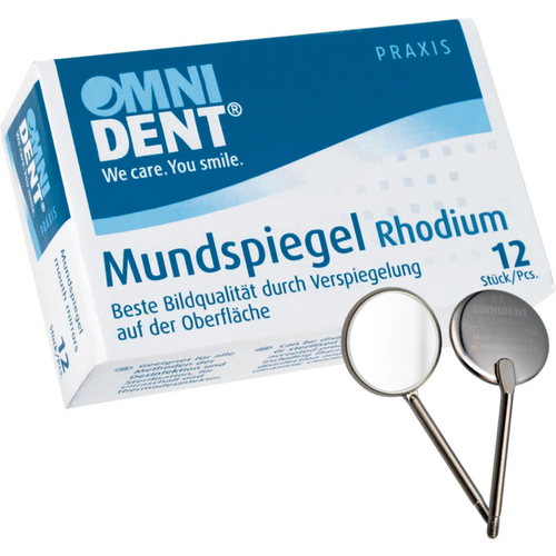 Munnspeil 12 stk. standard nr. 4 forstørrende 22 mm