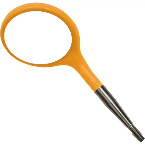 Crystal HD munnspeil 12 stk. størrelse 4,  22 mm, neonoransje