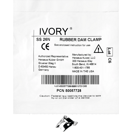 Kofferdamklammerr stk. SS 26 N