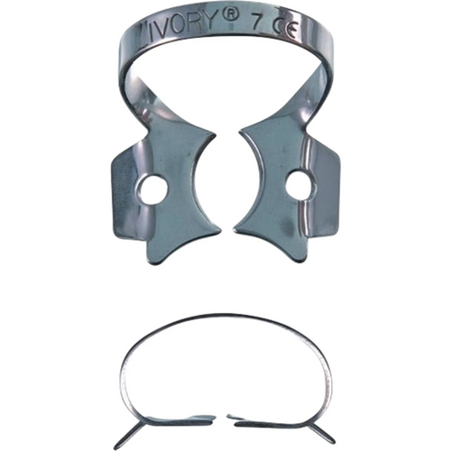 Ivory kofferdamklammer  stk. klamme form 7, standardklamme for nedre molarer