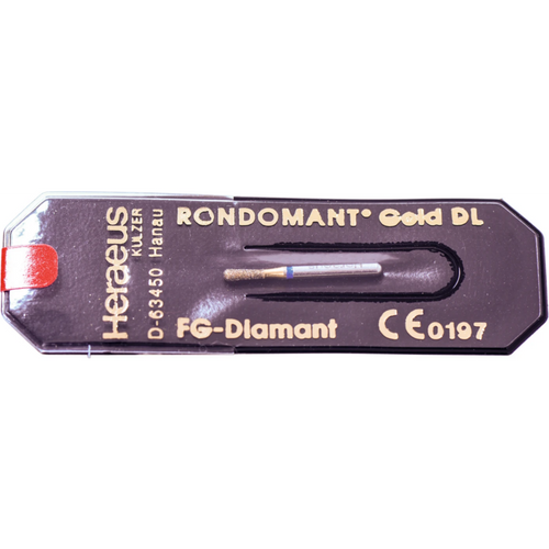 Rondomant Gold FG DL234 stk. blå medium, FG, pæreformet, ISO 014