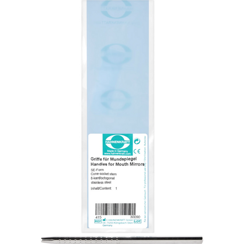 Speilskaft stk. CS håndtak, polert rustfritt stål, åttekantet, SE-form