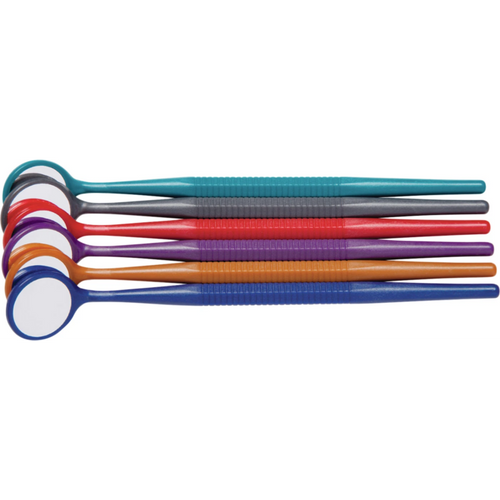 Crystal HD Thin Grip munnspeil 12 stk. assortert metallisk, størrelse 4,  22 mm