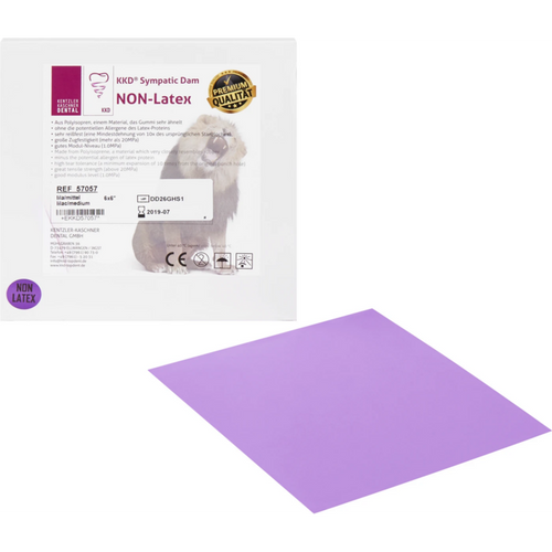 KKD SympaticDam Premium NON-LATEX 15 stk lilla, 15 x 15 cm, medium