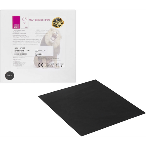 KKD SympaticDam Premium 36 stk. svart, 15 x 15 cm, medium