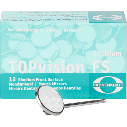 TOPvision FS 12 rustfritt stålskaft 4 flat, 22 mm, rodium