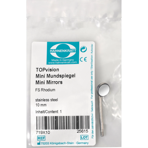 TOPvision FS stk. rustfritt håndtak 6 flatt, Ø 6 mm