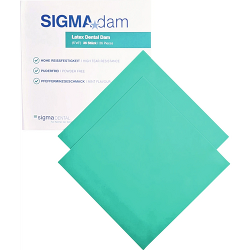 SIGMA Dam 36 stk. grønn, 6" x 6", medium