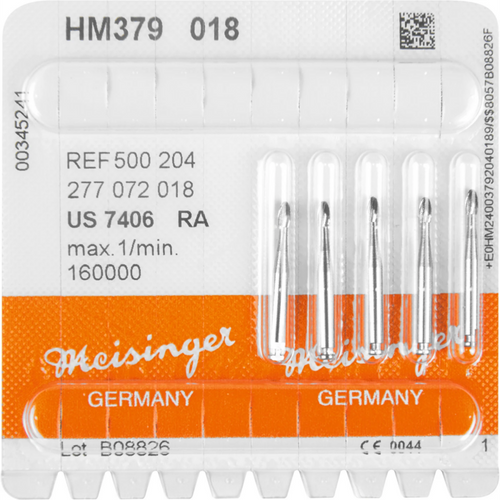 HM Finisher bor 379 5 stk. fin, RA, figur 277 egg, 3,5 mm, ISO 018