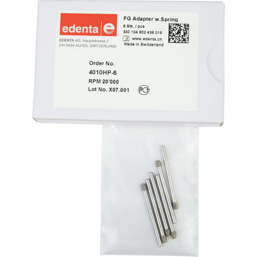 Adapter FG 6 stk. fra FG til RA, lengde: 34 mm, ISO 016