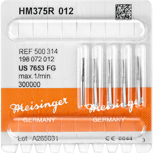 HM Finisher bor 375R 5 stk., fin, FG, fasong 198 konisk rund, 8 mm, ISO 012