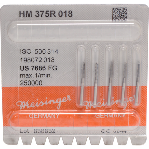 HM Finisher bor 375R 5 stk. fine, FG, fasong 198 konisk rund, 8 mm, ISO 018