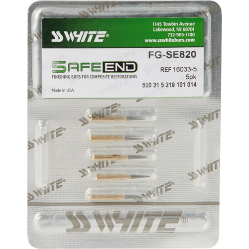 HM Finisher bor Safe End 5 stk. 20 skjærekanter, 8 mm, 1,4 mm