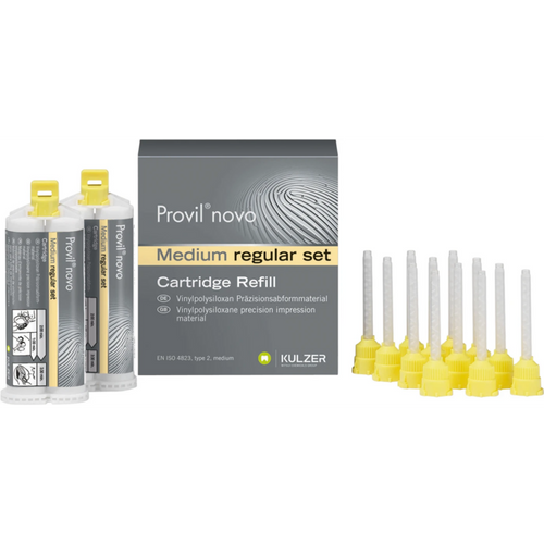 Provil novo Medium 2 x 50 ml dobbel patron regular, 12 blandespisser