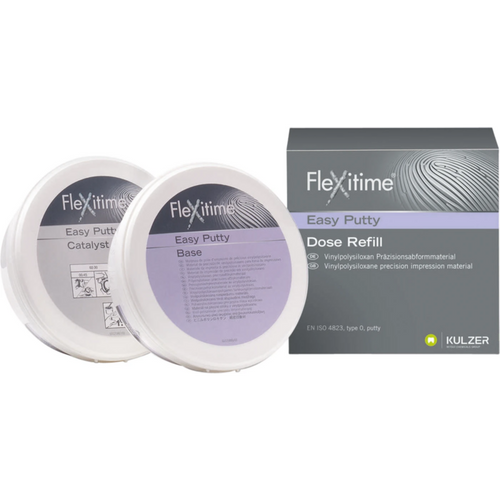 Flexitime 300 ml basepasta, 300 ml katalysator, lett sparkel, knabar konsistens