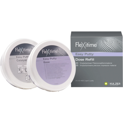 Flexitime 300 ml basepasta, 300 ml katalysator, lett sparkel, knabar konsistens