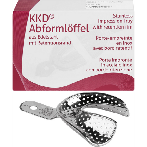 KKD avtrykkskje tannløs stk. UK-6 FDL, perforert