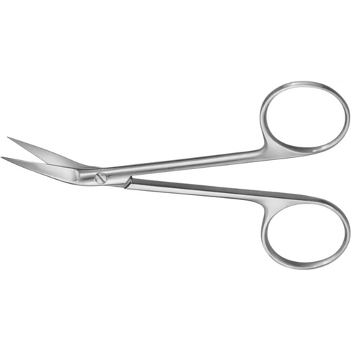 Fine saks stk. BC117R, 110 mm, sidebøyd, egnet for suturfjerning