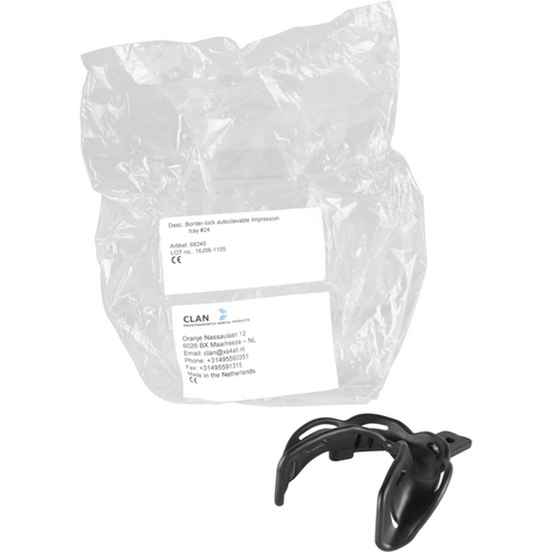 Border avtrykkskje stk. autoklaverbar, tannløs, nr. 24