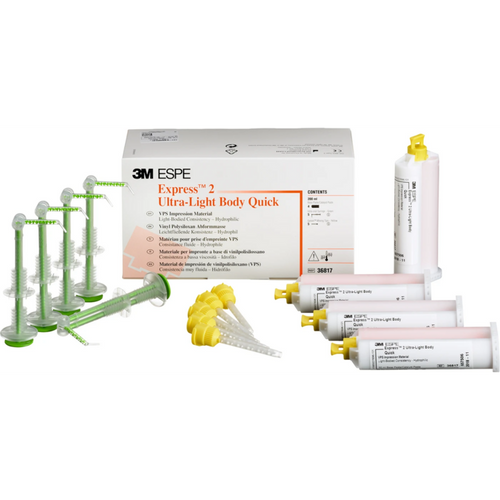 Express 2 refill-pakke 4 x 50 ml dobbelpatron Ultra-Light Body Quick, tilbehør