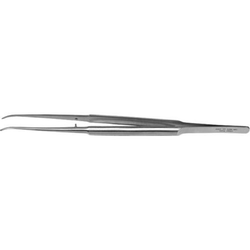 KKD Kirurgisk pinsett EASYCLEAN stk. med dor, 180 mm, bøyd