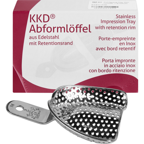 KKD avtrykkskje tannløs stk. OK-3 FDM, perforert