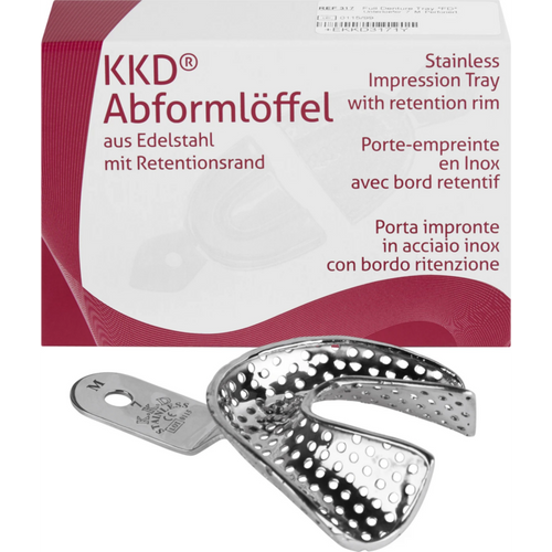 KKD avtrykkskje tannløs stk. UK-7 FDM, perforert