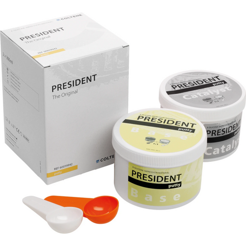 PRESIDENT The Original modelleringsvoks 300 ml base, 300 ml katalysator, putty