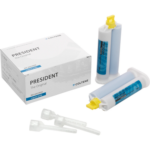 PRESIDENT The Original 2 x 50 ml dobbel patron regular body, 12 universale blandespisser