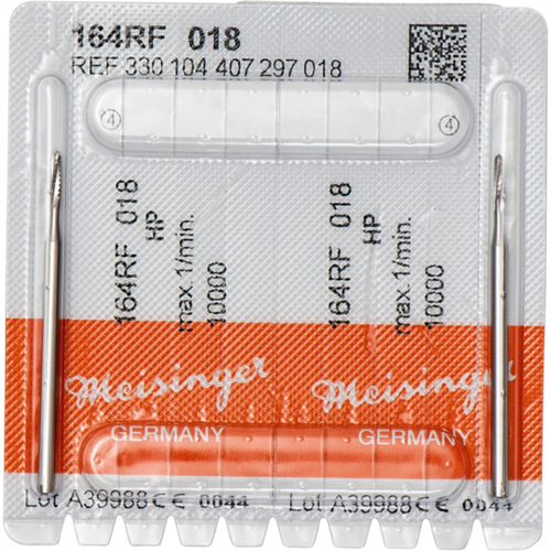 Kirurgisk hardmetallfreser 164 2 rustfritt stål, HP, figur 407, 6 mm, ISO 018