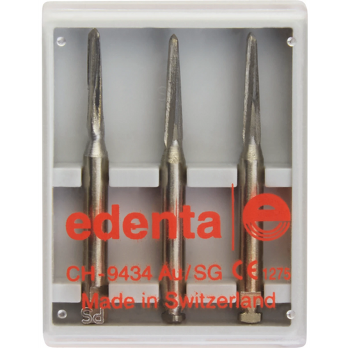 Kirurgisk benfres Lindemann RF161 3 stk. RAL, figur 408, 9 mm, ISO 016