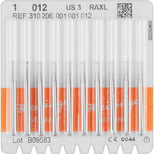 Stålbor 1 10 stk RA XL, fasong 001, ISO 012