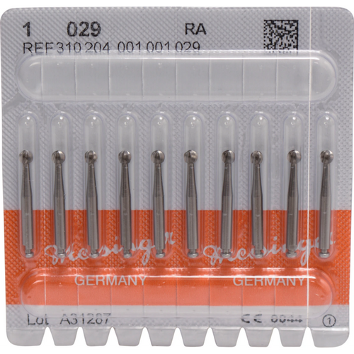 Stålbor 1 10 stk RA, fasong 001, ISO 029