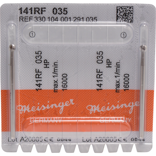 Kirurgiske HM-bor kule 141RF 2 rustfritt stål, HP, figur 001, ISO 035