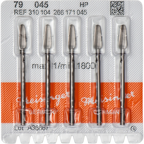 Stålfreser 79 5 freser ISO 045, HP