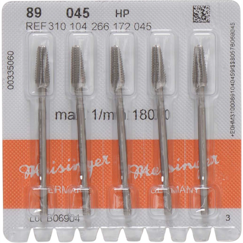 Stålfreser 89 5 freser ISO 045, HP