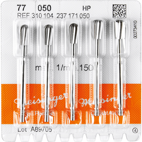 Stålfreser 77 5 freser ISO 050, HP